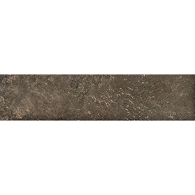 ÉCHANTILLON Terravito Elzino carreau mural et de sol - 6x24cm - aspect pierre naturelle - Cocoa mat (brun)