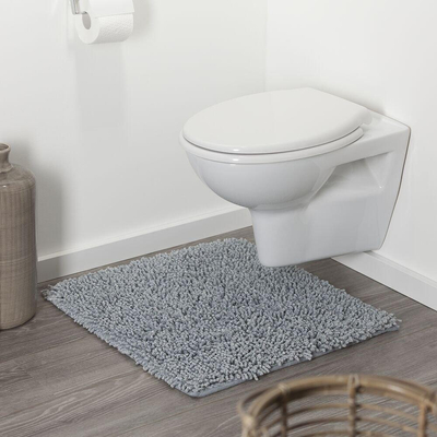 Sealskin Misto Tapis de toilette 2.5x60x60cm chenille gris moyen