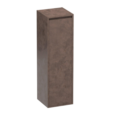 BRAUER Adore armoire de salle de bains - 120x35x35cm - avec 1 porte sans poignée pivotant à gauche Erosion