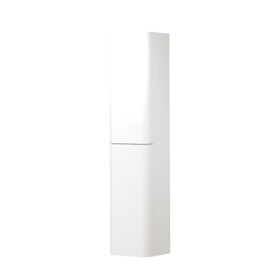 INK Concept R Hoge Kast - 35x35x169cm - 2 deuren - afgeronde hoeken - tbv grepen - rechtsdraaiend - mat wit