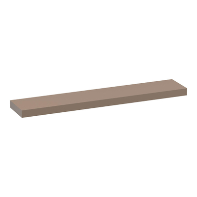 BRAUER Creek plan vasque suspendu - 240x50x10cm - moka mat