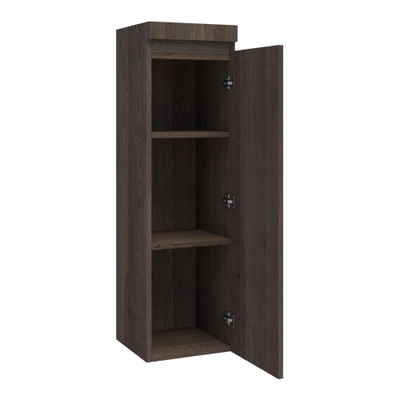 BRAUER Solution Armoire colonne chêne massif 35x120cm droite Black Oak