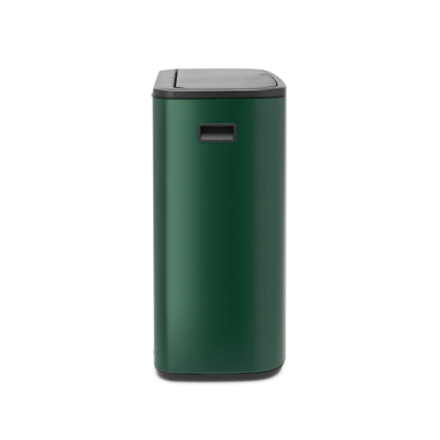 Brabantia Bo Touch Bin Poubelle - 60 litres - seau intérieur en plastique - pine green