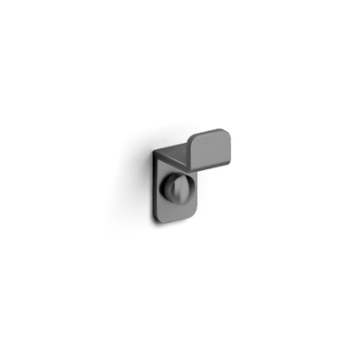 Clou Fold crochet simple gunmetal brossé PVD