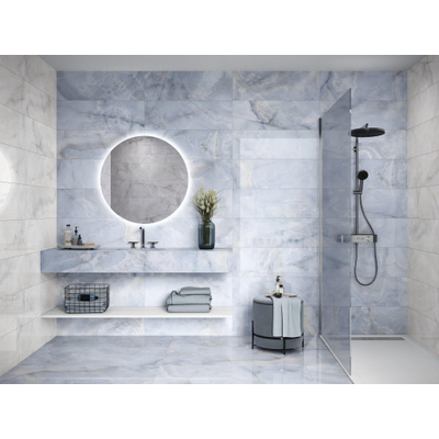 SAMPLE Terravito Alreno Keramische wand- en vloertegel - 60x120cm - 10.5mm - Blue