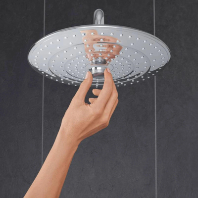 Grohe Euphoria opbouw regendoucheset zonder kraan – Ø26 cm 3-standen hoofddouche – 3-standen handdouche – chroom