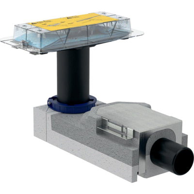 Geberit kit de construction brute pour caniveaux de douche CleanLine, pour hauteur de chape au point d'évacuation 90–220 mm