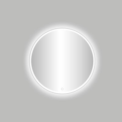 Best Design White Venetië ronde spiegel wit mat incl.led verlichting Ø 60 cm