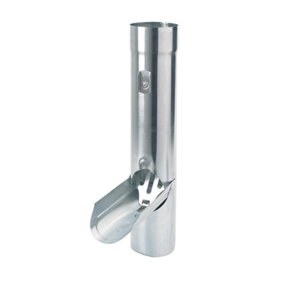 RHEINZINK walsblank regentonklep 80mm met RVS-bladvanger