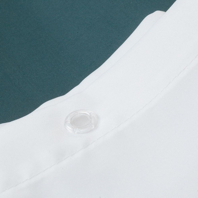 Sealskin blend rideau de douche 180x200 cm polyester vert/blanc