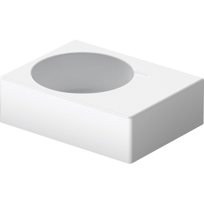 Duravit Scola Wastafel - 61.5x46cm - zonder kraangat - met overloop - glans wit
