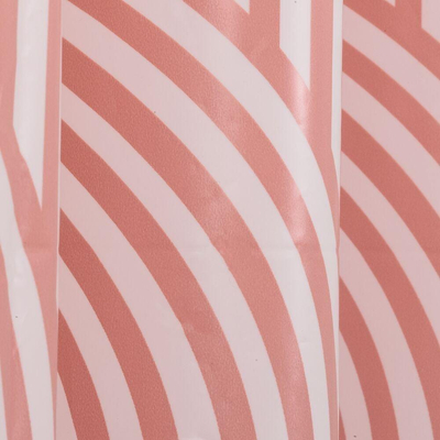 Sealskin Brave Rideau de douche 180x200 cm PEVA Rose foncé / Blanc