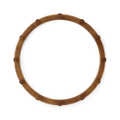 Umbra Slinka patères pour serviettes 30x5x4cm avec 12 crochets set de 4 Frêne Noyer clair