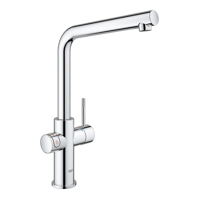 GROHE Red Keukenkraan - hoog - 3 in 1 - l uitloop - l size boiler - chroom