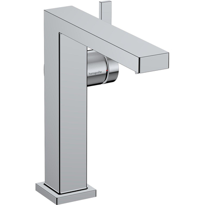 Hansgrohe Tecturis E 1 greeps wastafelkraan - 150 Fine - coolstart - met PushOpen - waste set - hoogglans chroom