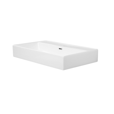 Saniclass Legend Meuble lavabo - 60.5x47x12cm - trop-plein - 1 lavabo - 1 trou de robinet - céramique - blanc brillant