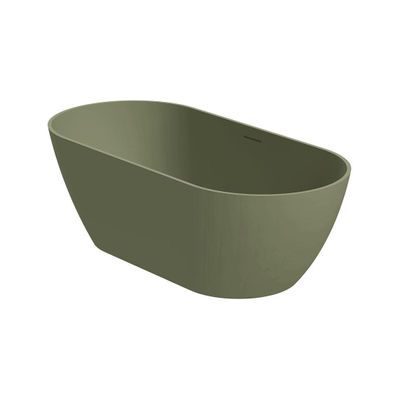 Riho Bilbao Baignoire îlot - 170x80cm - solid surface - Moss Green (vert)