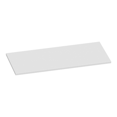 BRAUER Ocean Slim plan de vasque - 100x46x2cm - blanc brillant