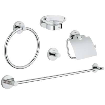 GROHE Essentials ensemble d’accessoires 5 en 1 chrome