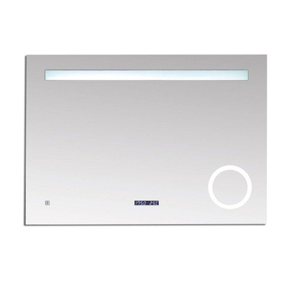 Best Design Miroir Linet incl. horloge & grossissement L80 x H70cm