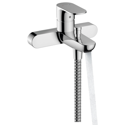 Hansgrohe Rebris s 1 greeps - opbouw badmengkraan hartafstand 15 - 3cm - hoogglans chroom
