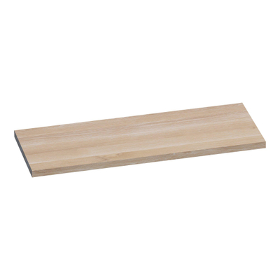 BRAUER Ocean Medium topblad - 120x46x4cm - lamellen eiken wit