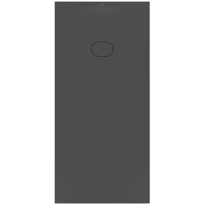 Villeroy & Boch Ecora douchebak - 170x80x4.5cm - afvoer korte zijde - anthracite (antraciet)