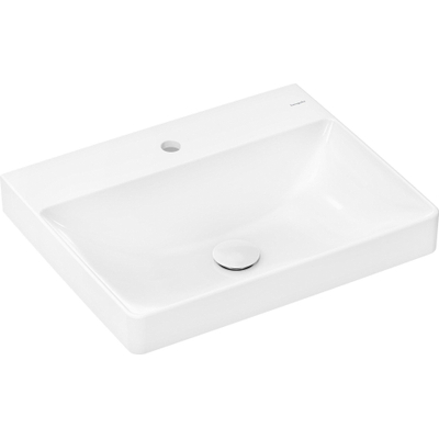 Hansgrohe Xelu Q wastafel - 60x48x8cm - 1 kraangat - inbouw - wit