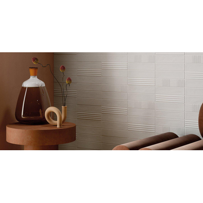 SAMPLE Ceramica Rondine Volume Carrelage de sol et mur en céramique - White