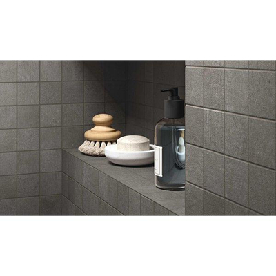 ÉCHANTILLON Ceralto Minuta R11 Carrelage sol et mur 60x60cm 9.5mm rectifié R9 grès cérame Anthracite