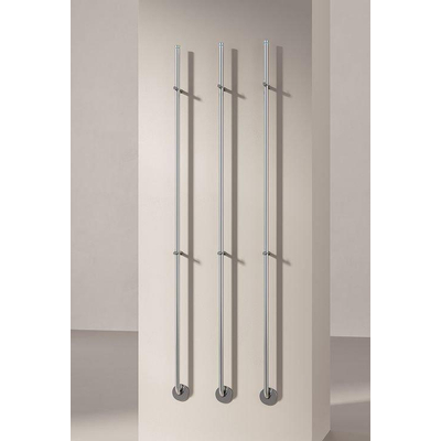 Instamat Jay Radiateur porte-serviettes électrique 172cm de haut 29Watt inox poli