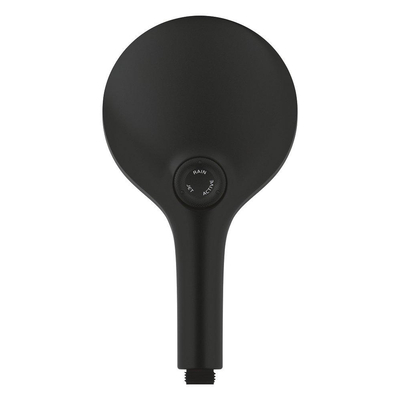 Grohe Rainshower SmartActive 130 Handdouche - 13diameter - 3 straalsoorten - phantom black (zwart)