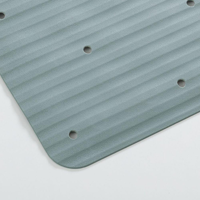 Sealskin Ribb Badmat - 40x70cm - Antislip - inclusief - zwarte haak - Groen