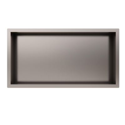 Fortifura Galeria Inbouwnis - 30x60x10cm - PVD - geborsteld RVS