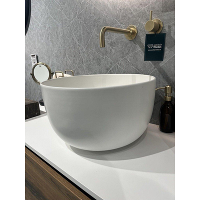 HR badmeubelen Alto Waskom - 40x40x24cm - keramiek wit mat - OUTLET UDEN