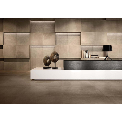Terravito Ellino wand- en vloertegel - 120x120cm - gerectificeerd - Natuursteen look - Nut mat (bruin)