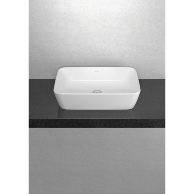 Villeroy & Boch Architectura vasque à poser 60x40,5x15,5cm - Rectangulaire sans trop-plein Blanc Alpin brillant Céramique