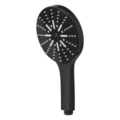 GroheRainshower Aquahanddouche smartactive m. 3 straalsoortenØ13cmrain, rain+ en activemassagephantom black