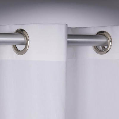 Sealskin Double Rideau de douche Polyester/Coton 180x200 cm Gris