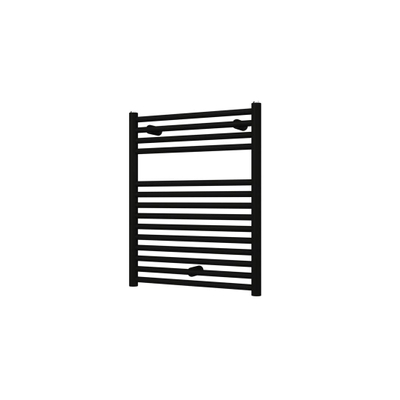 Plieger Vulcano EL elektrische radiator - Nexus zonder thermostaat - 68.8x55cm - 400 watt - mat zwart