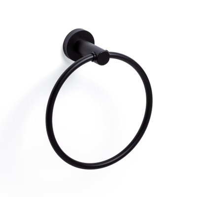Ozean Eternal Handdoekring - rond - mat zwart