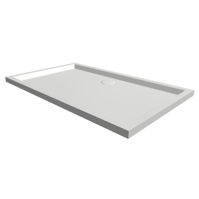 Xenz Mariana Receveur de douche - 120x75x7 - Acrylique - blanc