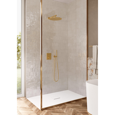 Villeroy & Boch Universal Showers regendouche arm - 408mm wand rond - Brushed Gold (goud)
