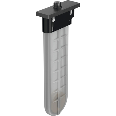 Hansgrohe sBox élément de finition rectangulaire incl. boîte à tuyau. tuyau de douche et rosace angulaire avec 1 fonction pour bord de baignoire ou carrelage chrome noir brossé