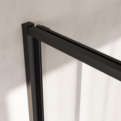 BRAUER Luminis Nisdeur - 90x200 - naar binnen draaiend - helder glas - omkeerbaar - incl. glascoating - geborsteld gunmetal PVD