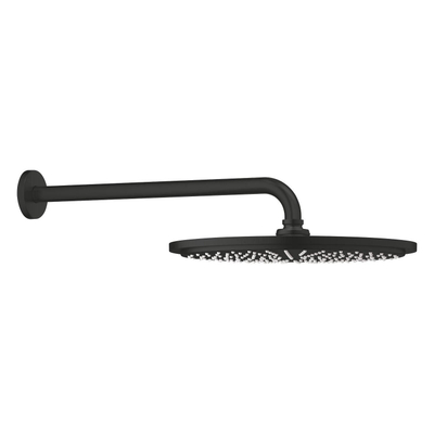GROHE Rainshower Cosmopolitan 310 douche de tête - 31cm - bras mural 38cm - noir mat