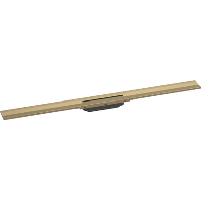 Hansgrohe RainDrain Flex douchegoot - 100cm - wandmontage - brushed bronze (brons)