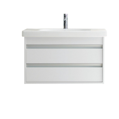 Duravit D-code Meubelwastafel - 85x48cm 1x kraangat - met overloop - wit