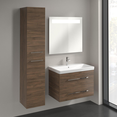 Villeroy & Boch Avento kast hoog - 35x176cm - 2 deur links - Arizona Oak (hout)