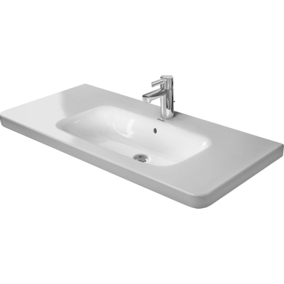 Duravit Durastyle lavabo 100x48cm 1 trou de robinet avec trop-plein blanc